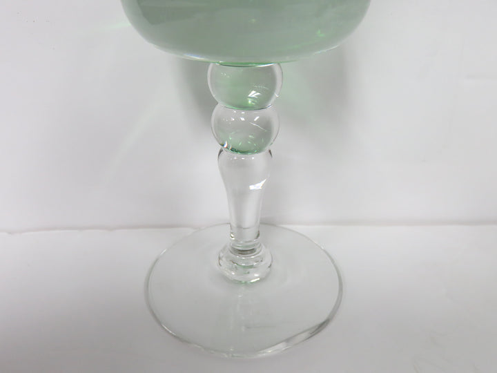 Green Tinted Wine Glasses