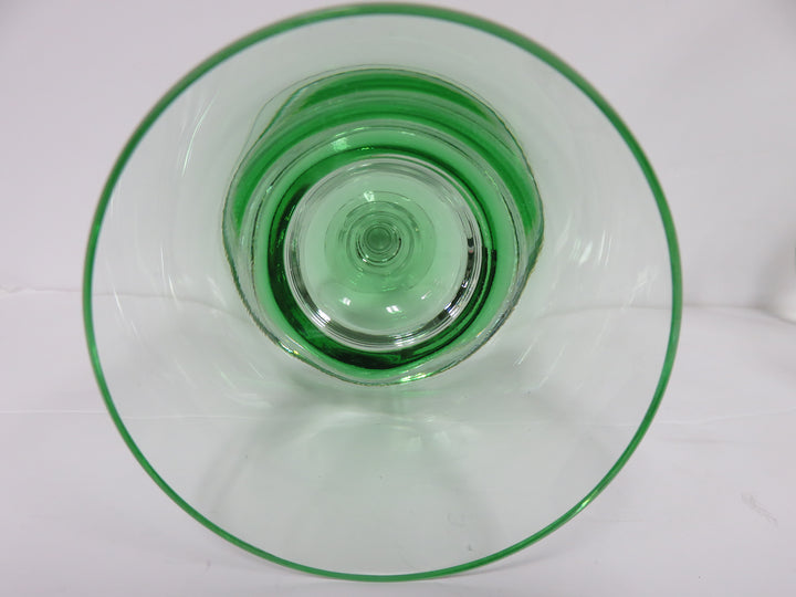 Green Tinted Wine Glasses