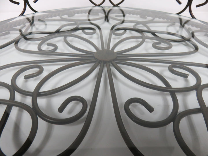 Glass and Metal Tray