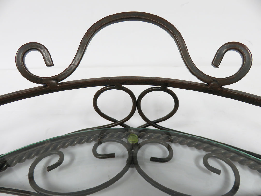 Glass and Metal Tray