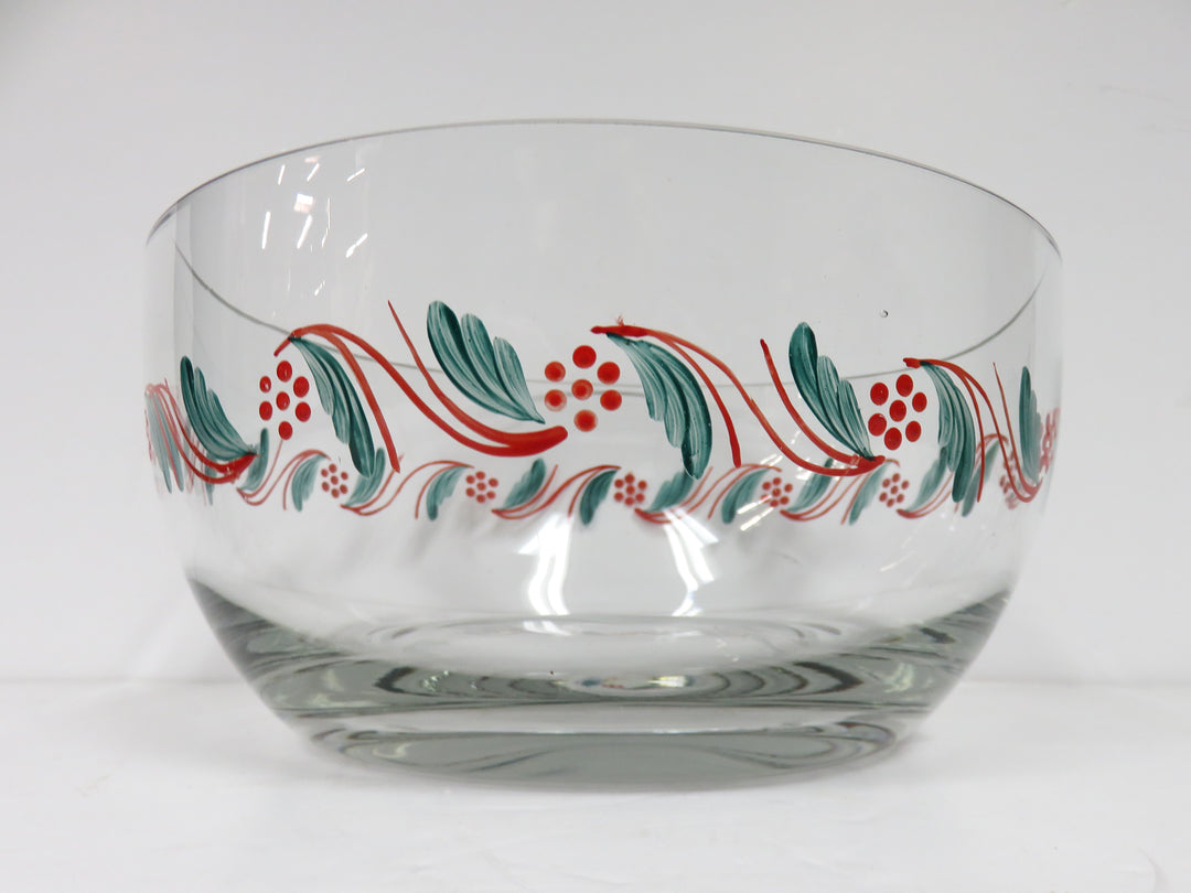 Hand Painted Glass Bowl