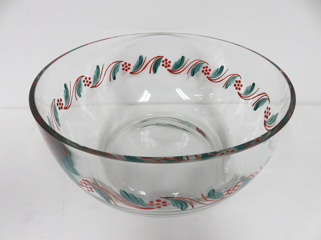 Hand Painted Glass Bowl