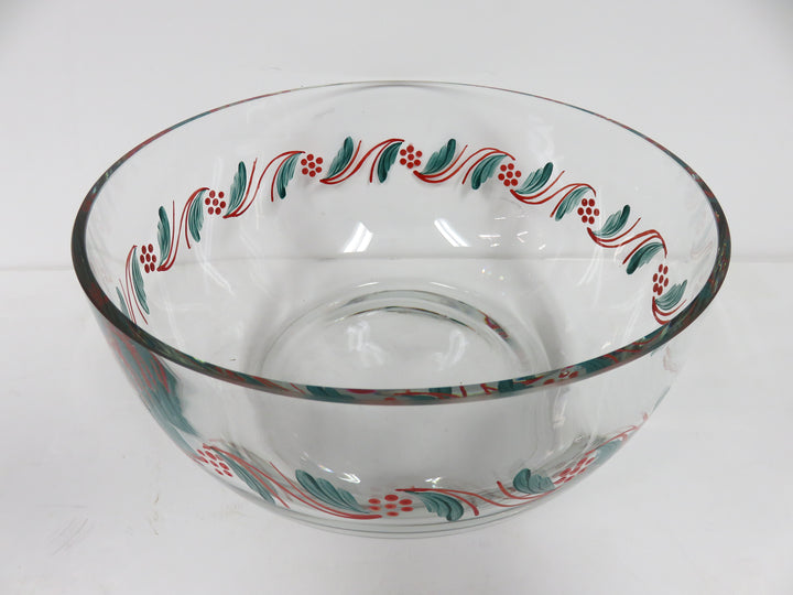 Hand Painted Glass Bowl