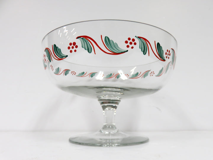 Hand Painted Compote