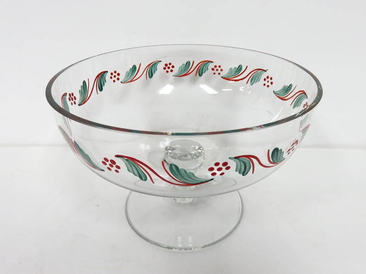 Hand Painted Compote