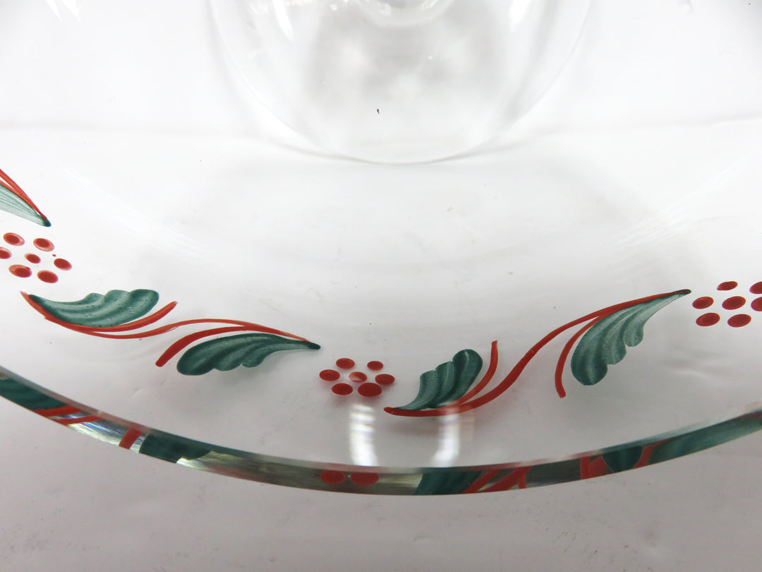 Hand Painted Compote