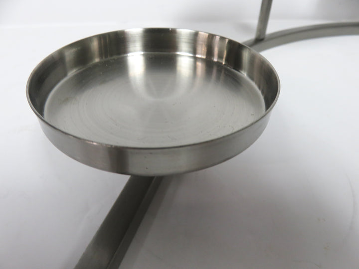 Silver Curved Candleholder