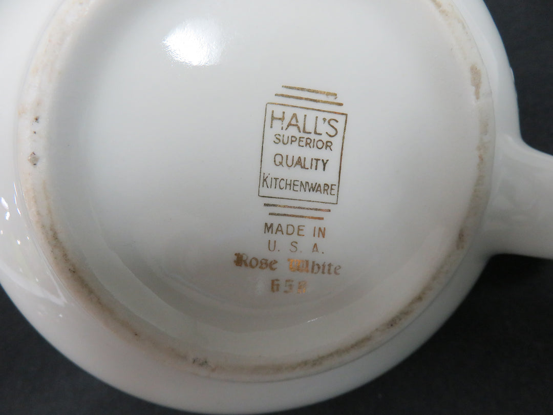 Hall's Soft White Teapot