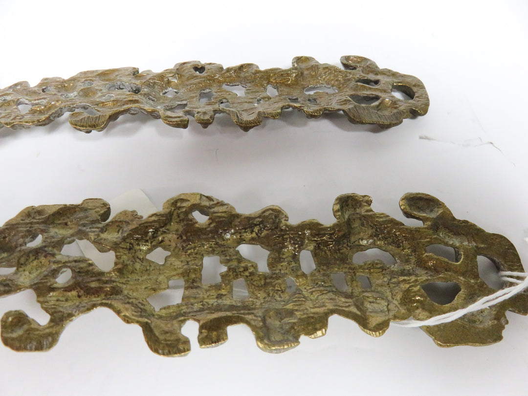 Decorative Brass Toned Serving Pieces