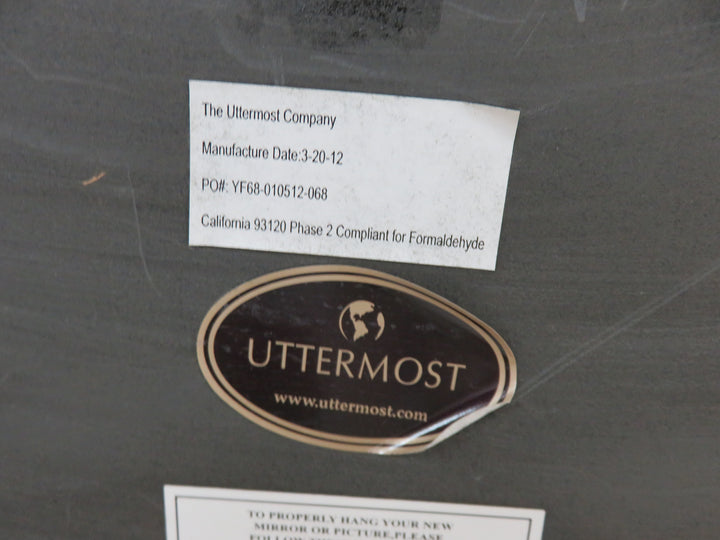 Uttermost Arched Windowframe Mirror