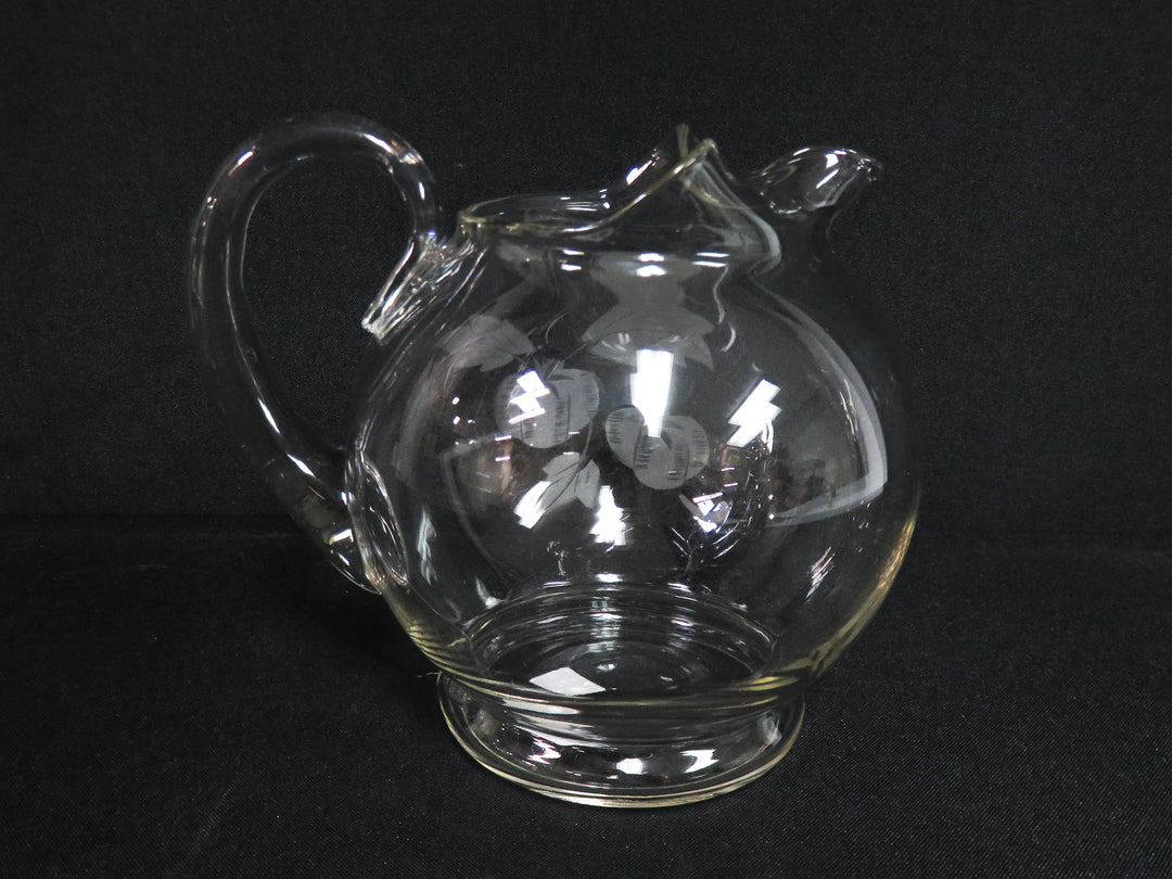 Etched Pitcher