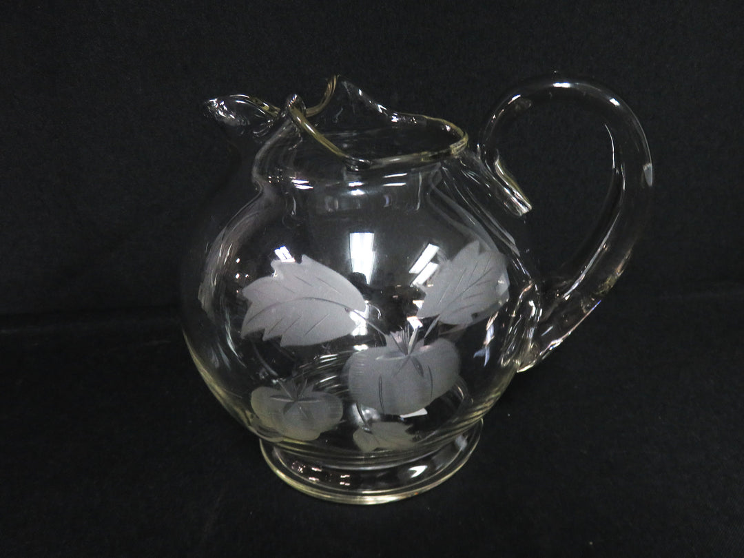 Etched Pitcher