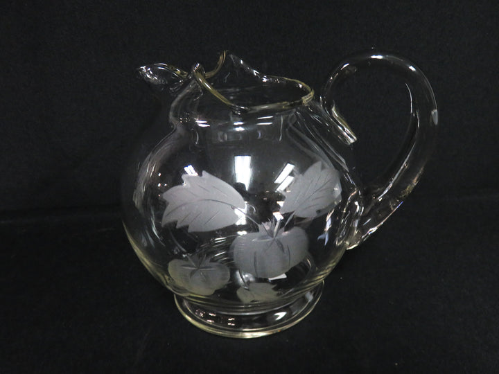 Etched Pitcher