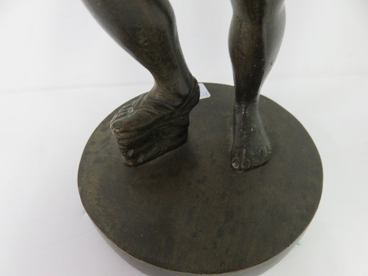 Dancing Faun with Cymbals Statue