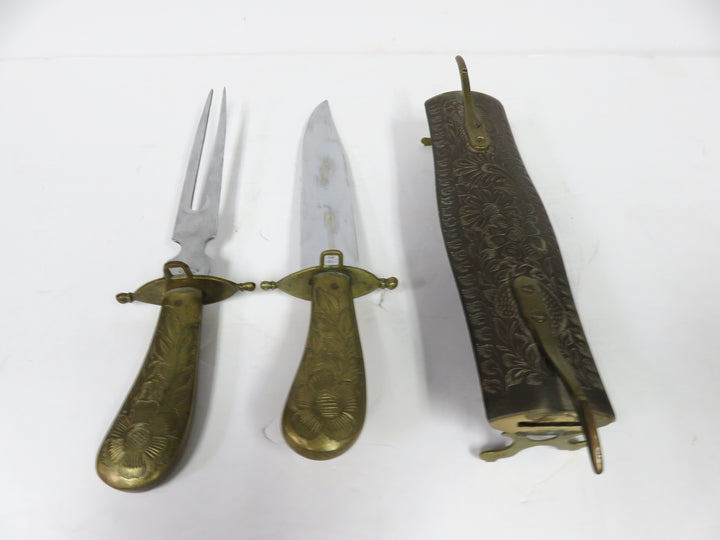 Brass Carving Set