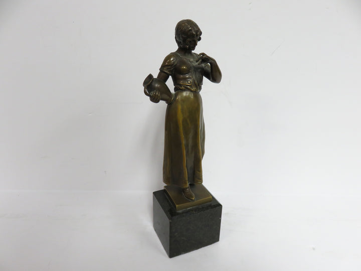 Bronze Woman Sculpture