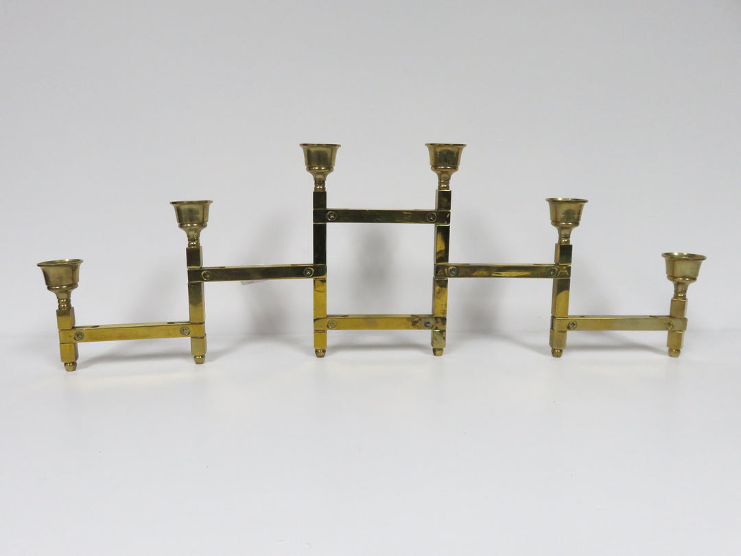 MCM Accordian Candleholders