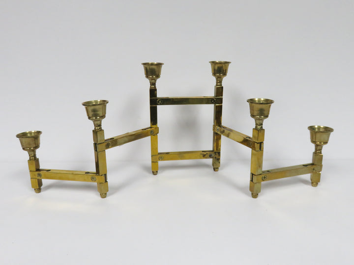 MCM Accordian Candleholders