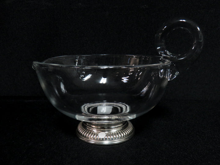 Sauce Boat with Sterling Silver Base