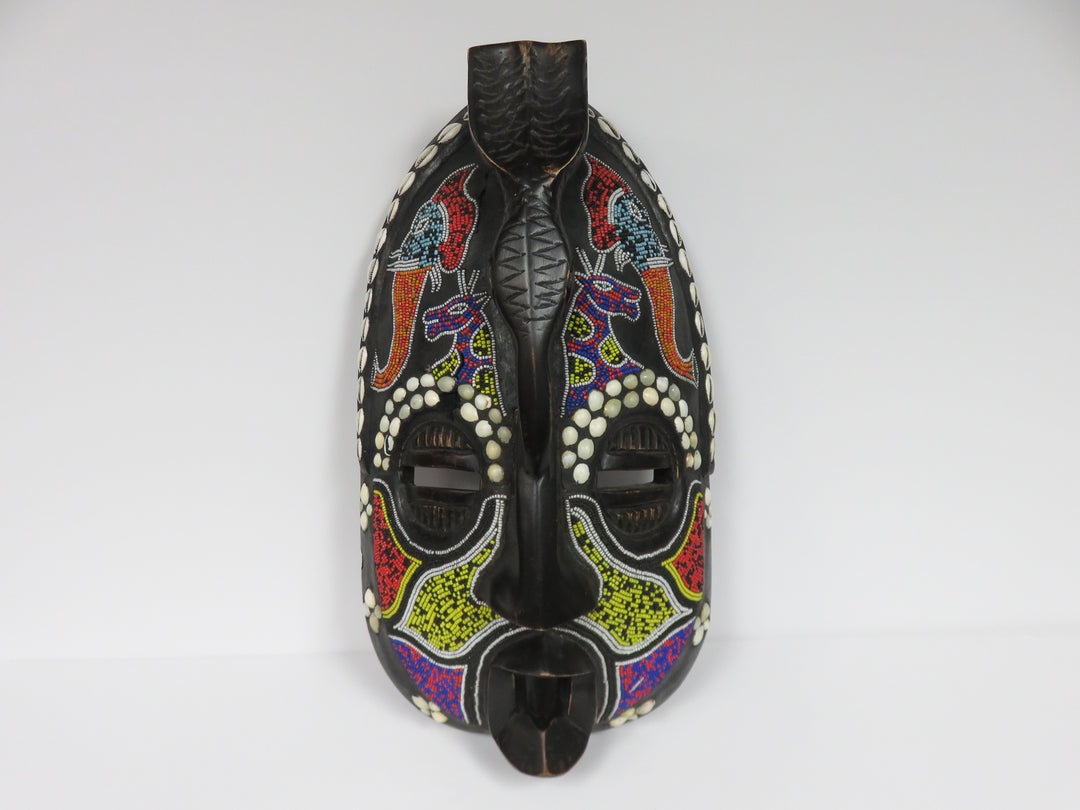 African Carved Wood Mask