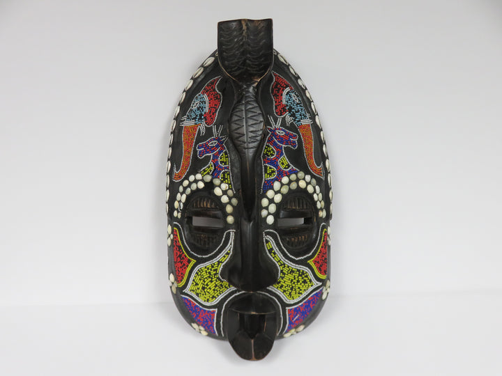 African Carved Wood Mask