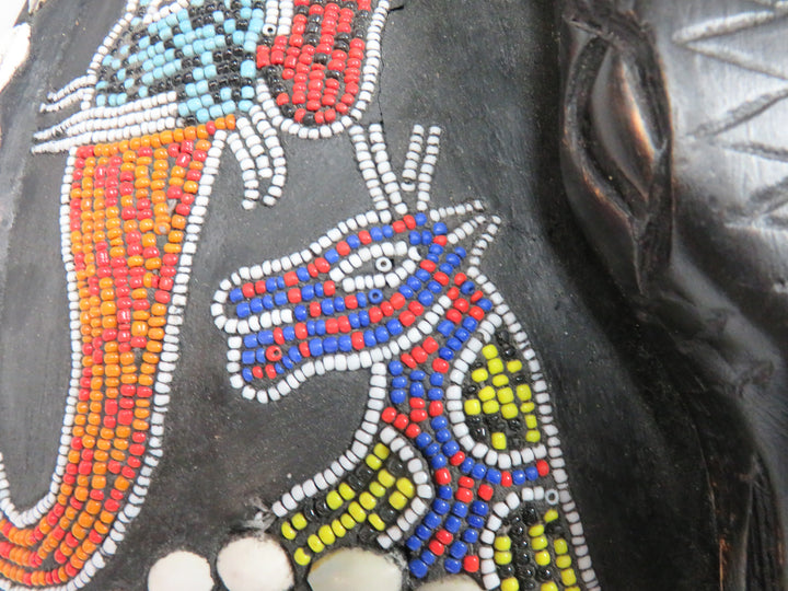 African Carved Wood Mask