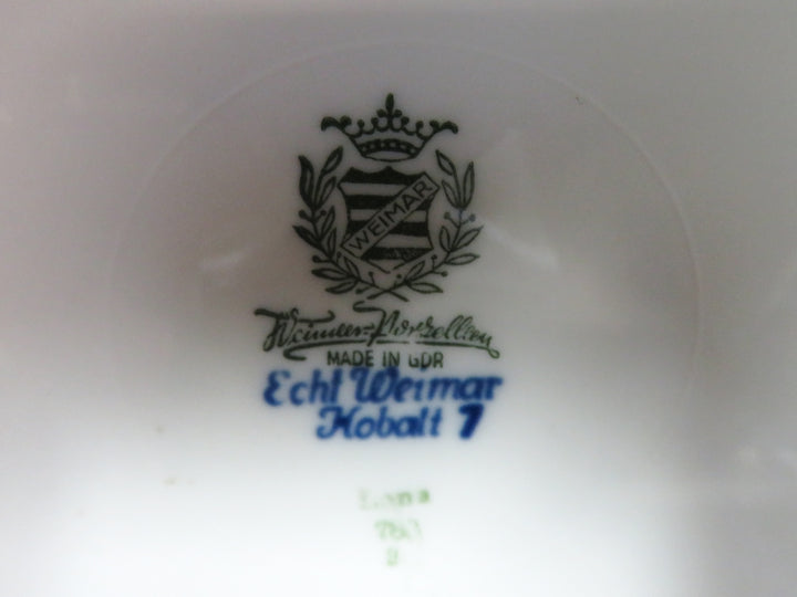 Vintage Porcelain Cobalt Platter