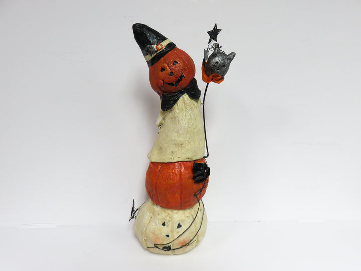 Stacked Jack O' Lantern Figurine