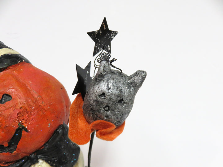 Stacked Jack O' Lantern Figurine