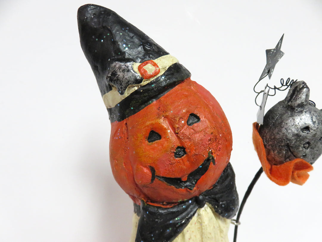 Stacked Jack O' Lantern Figurine