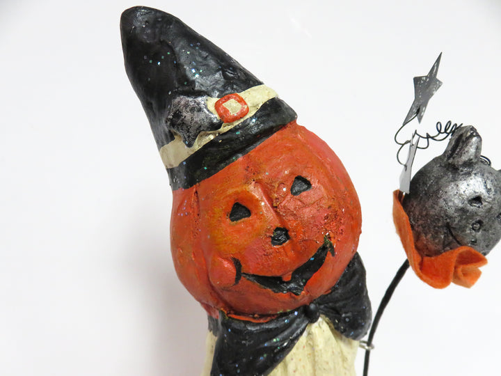 Stacked Jack O' Lantern Figurine
