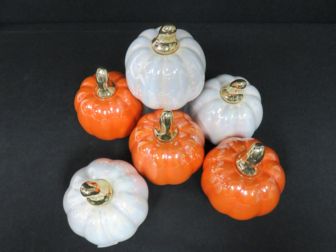 Set of 6 Mini Pumpkins