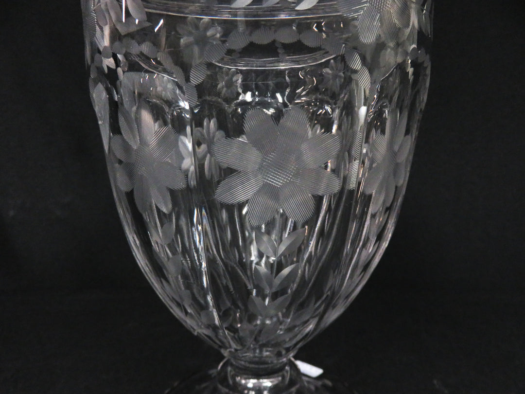 Pedestal Etched Candy Jar