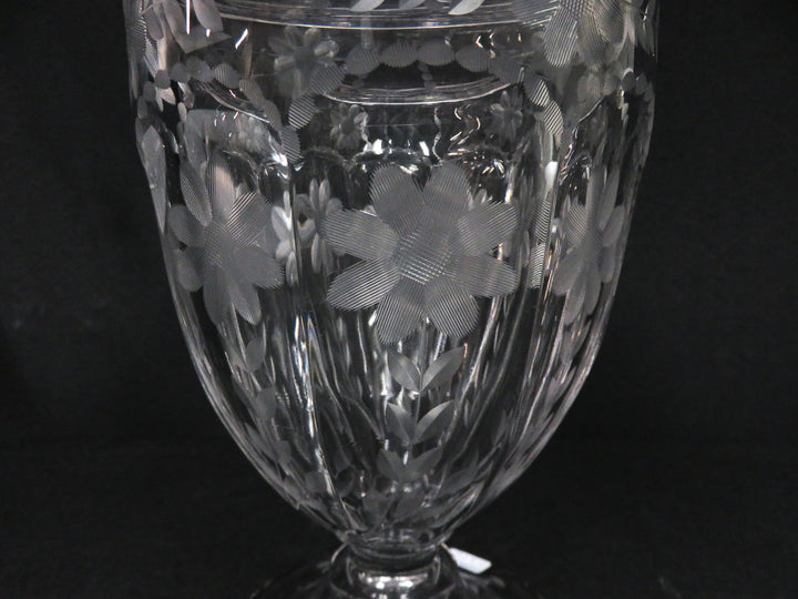 Pedestal Etched Candy Jar