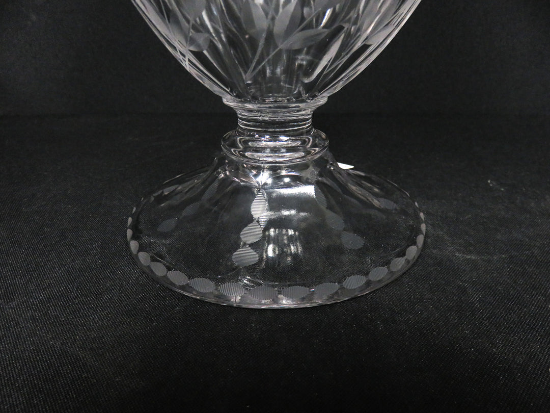 Pedestal Etched Candy Jar