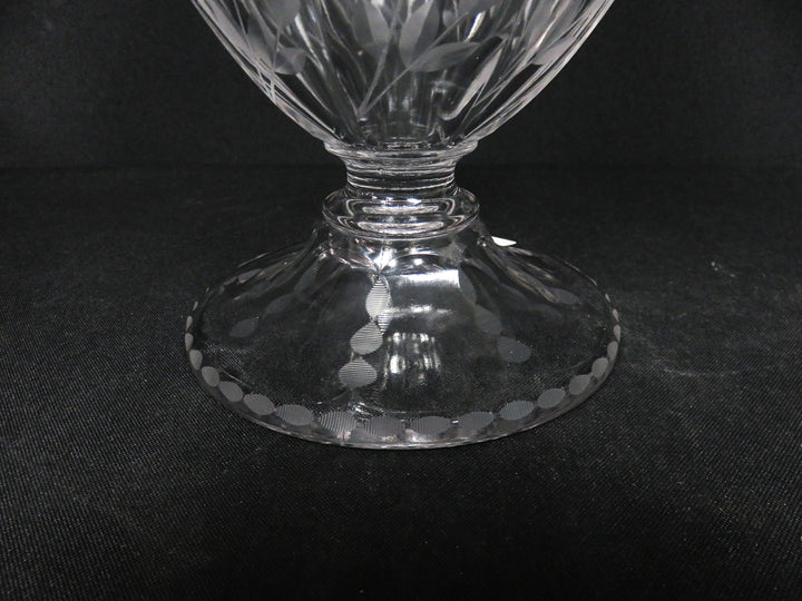 Pedestal Etched Candy Jar