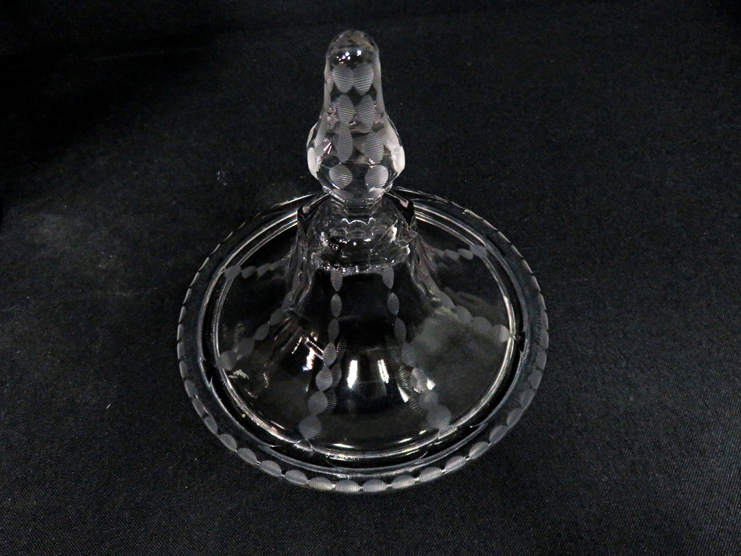 Pedestal Etched Candy Jar