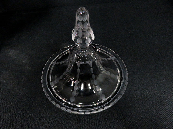 Pedestal Etched Candy Jar
