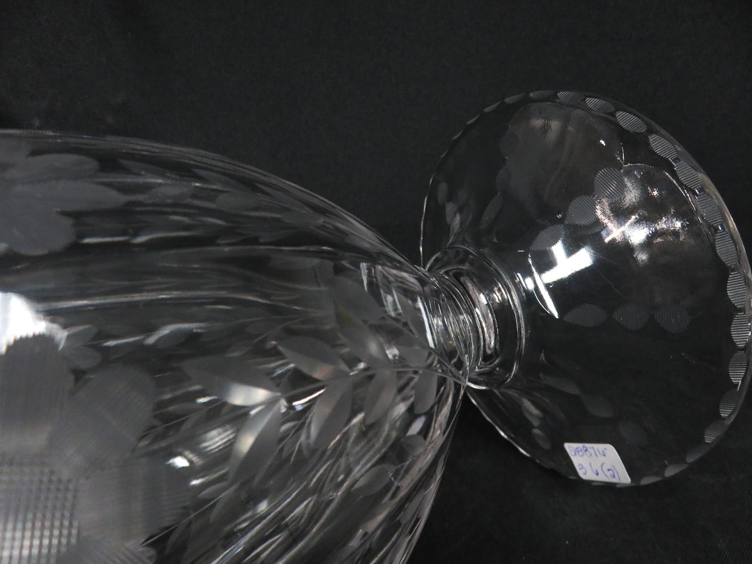Pedestal Etched Candy Jar