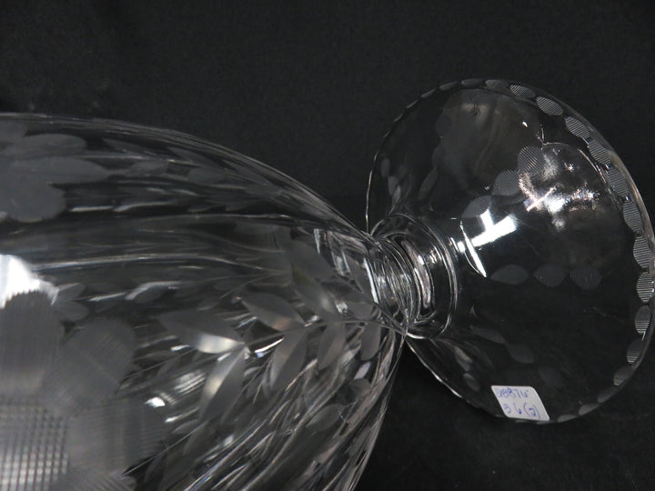Pedestal Etched Candy Jar
