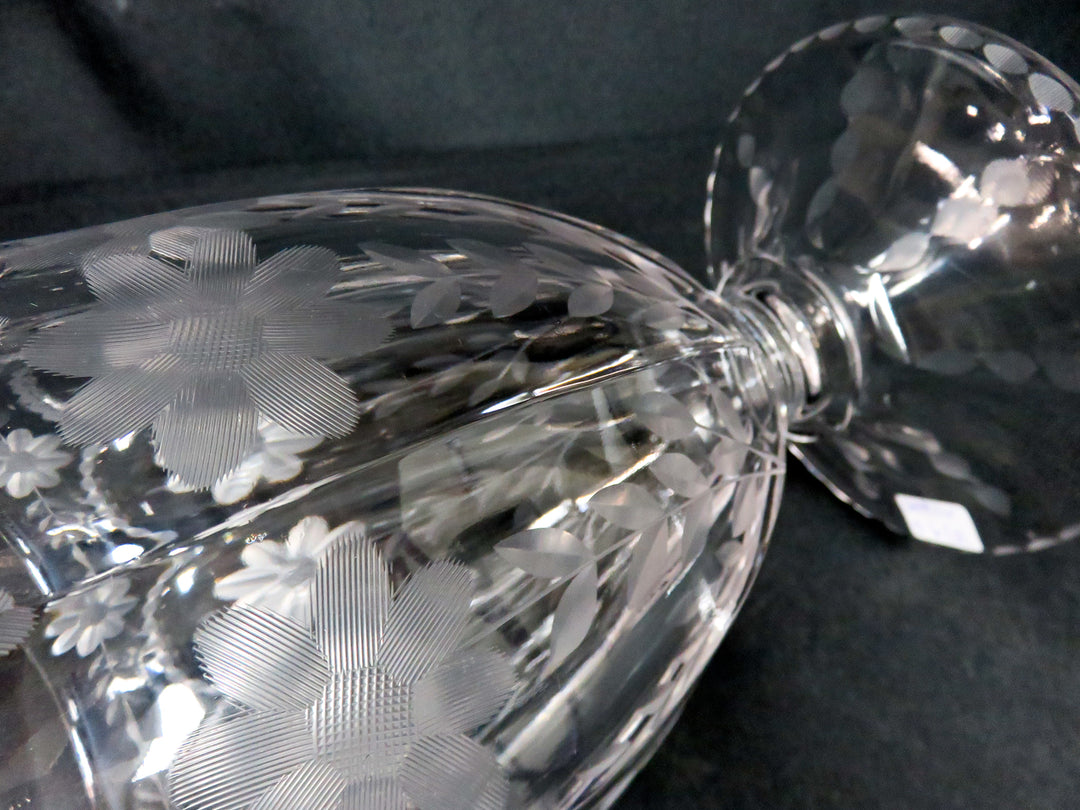 Pedestal Etched Candy Jar