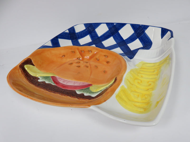 Vintage Two Section Serving Dish