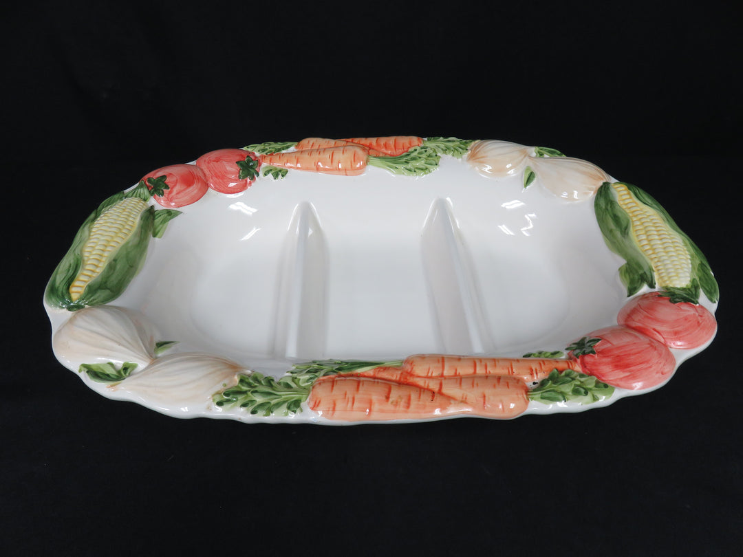 Raised Relief Vegetable Dish