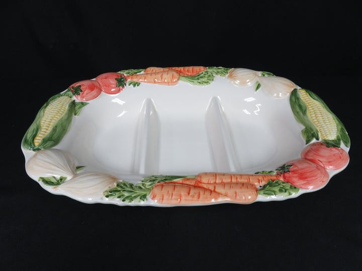 Raised Relief Vegetable Dish