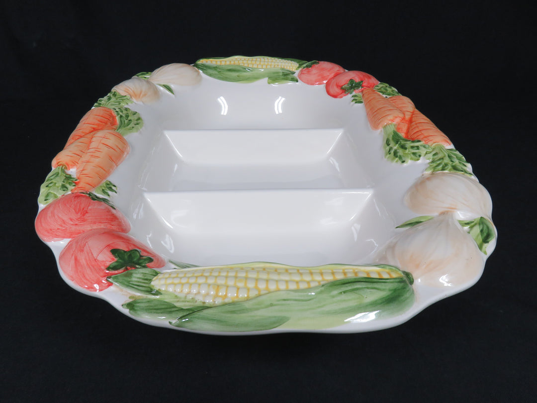 Raised Relief Vegetable Dish