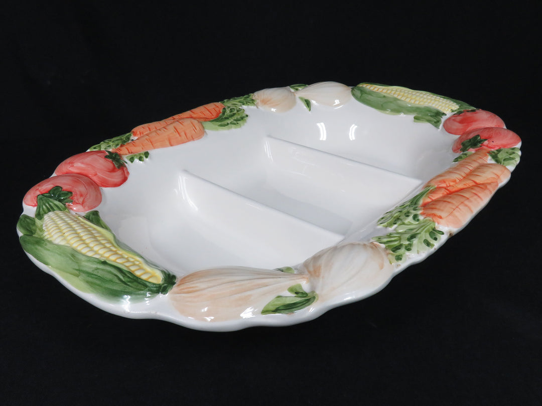 Raised Relief Vegetable Dish