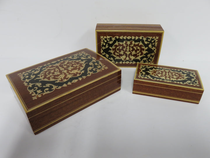 Marquetry Nesting Boxes
