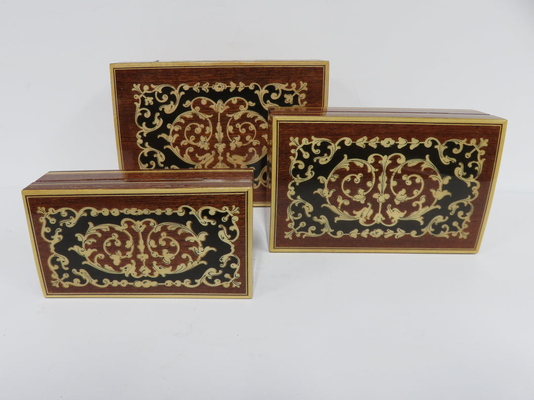 Marquetry Nesting Boxes