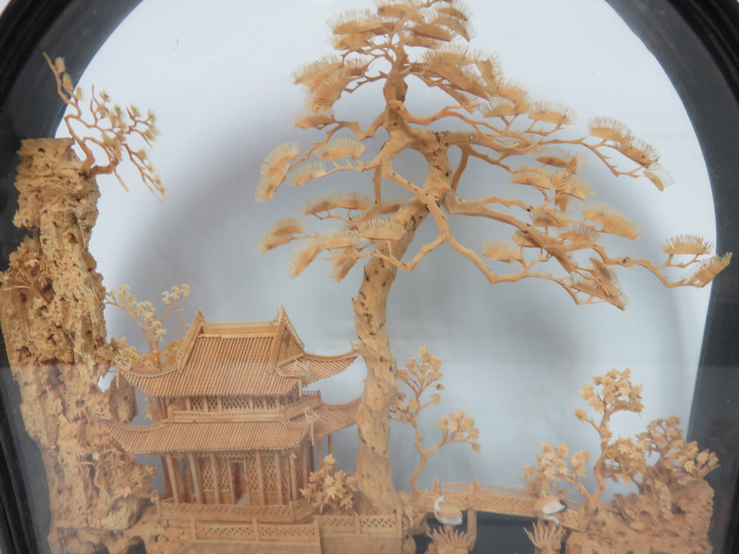 Asian Cork Diorama