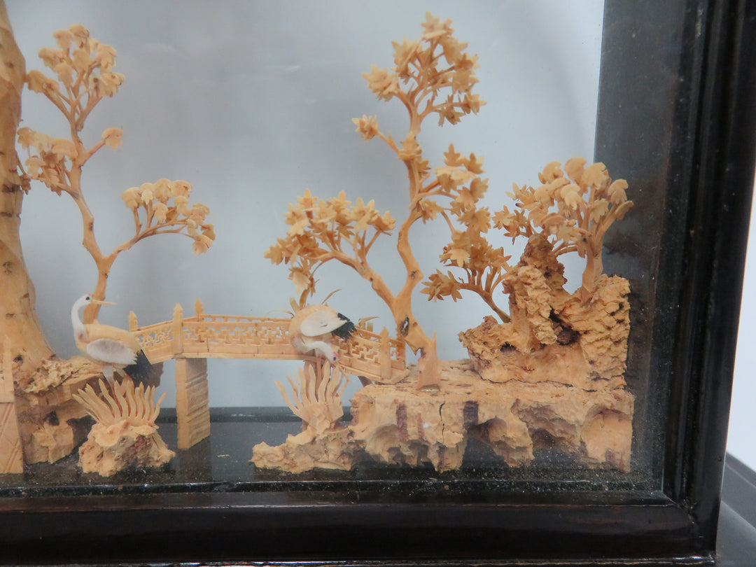 Asian Cork Diorama